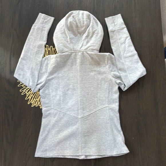 ALO Gray Zip-up Hoodie - Picture 4 of 5